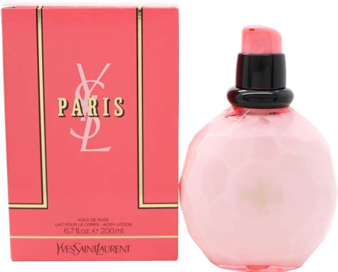 paris body lotion by yves saint laurent|ysl paris body lotion 200ml.